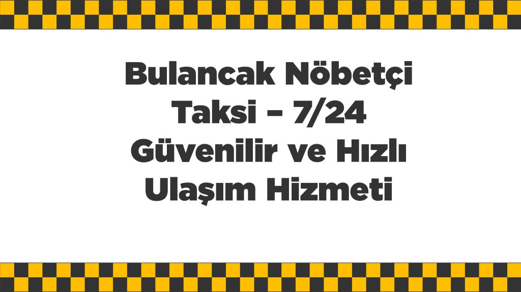 Bulancak Nöbetçi Taksi