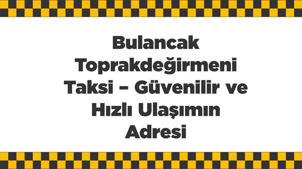 Bulancak Toprakdeğirmeni Taksi